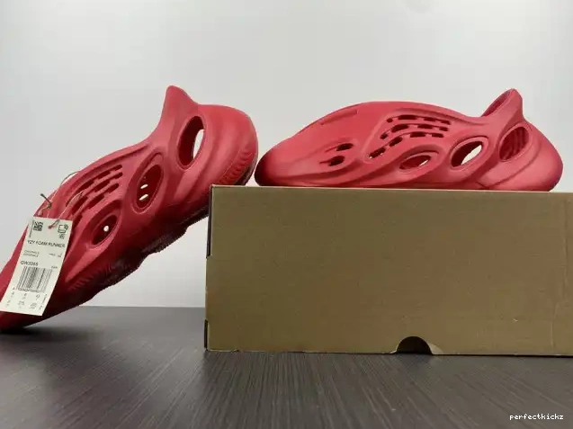 Red Adidas Yeezy Foam CW3355 0516